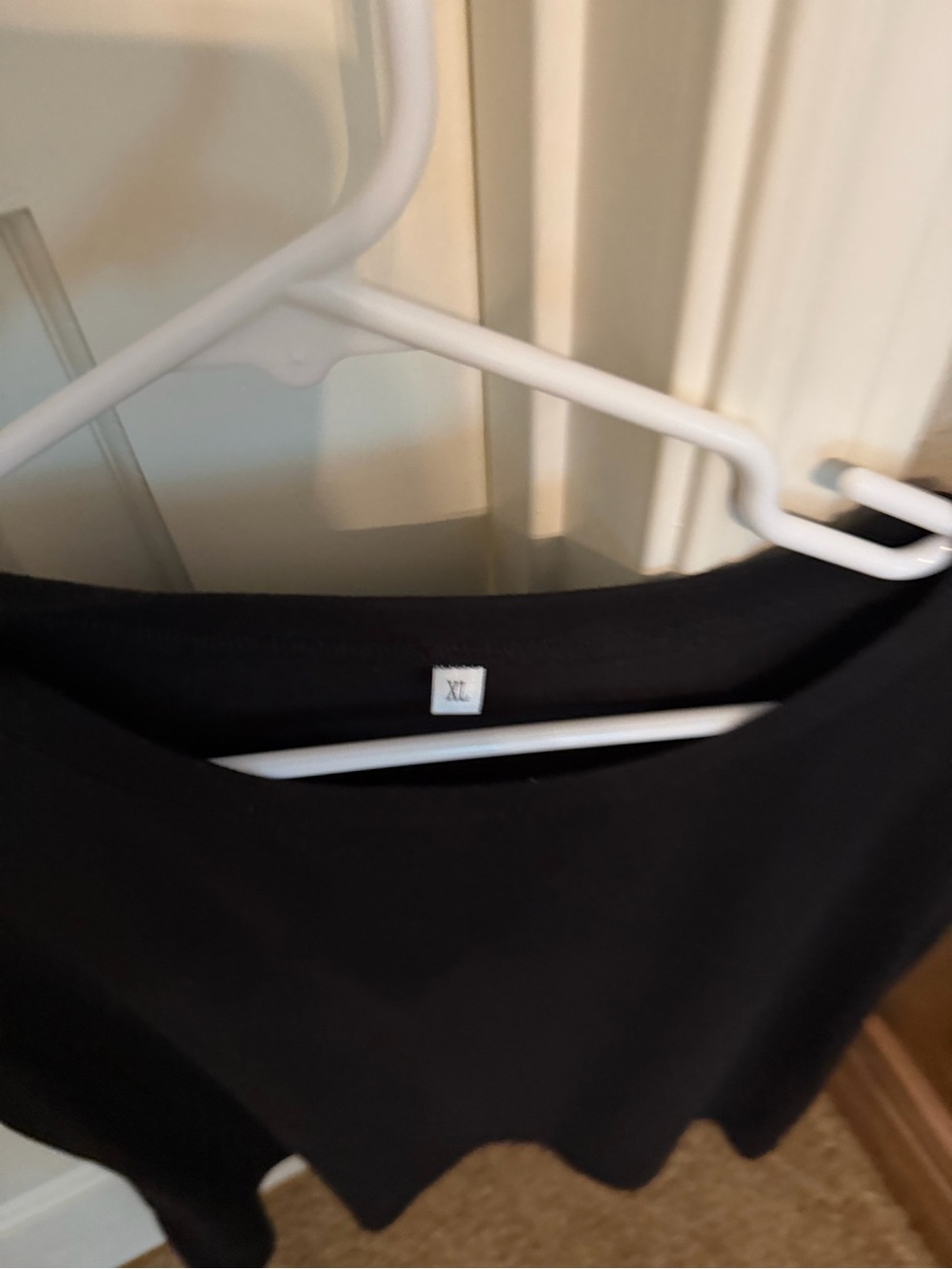 Classic Black Women's Top - Size XL